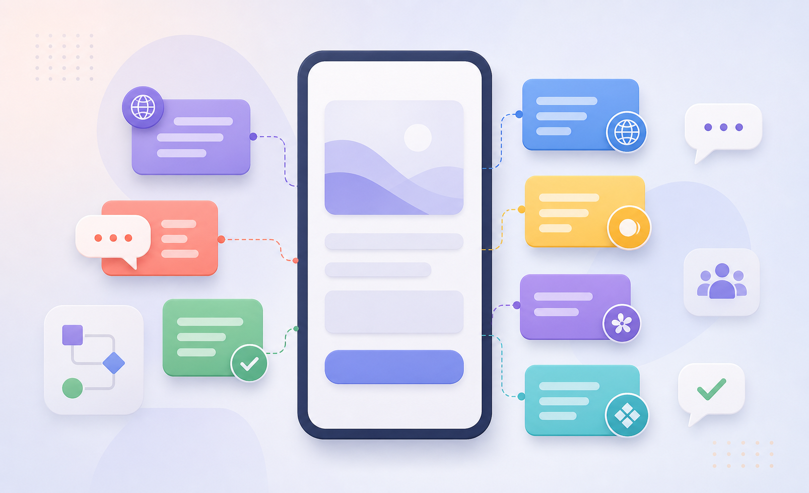 Abstract Xcode localization workflow illustration